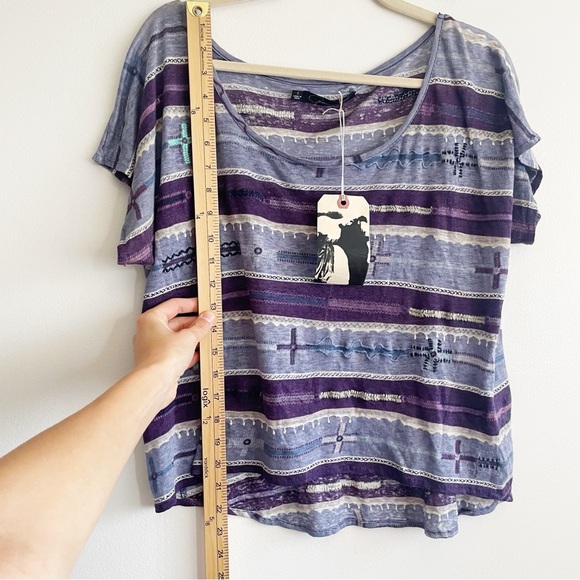 NWT Patterson J. Kincaid southwestern linen western embroidered lagenlook Aztec - Picture 7 of 10